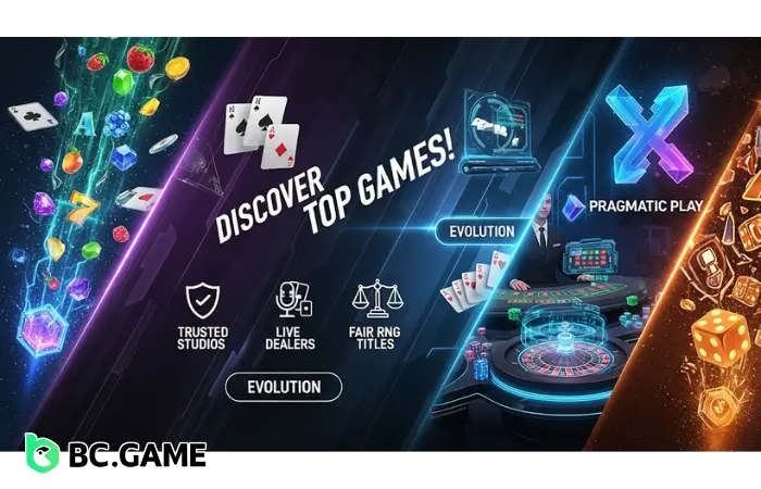 Mga Nangungunang Provider sa BC.Game Casino
