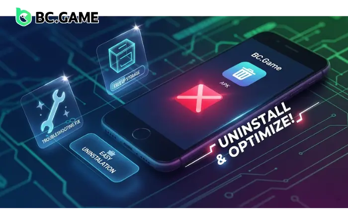 Paano i-uninstall ang BC.Game APK sa Android