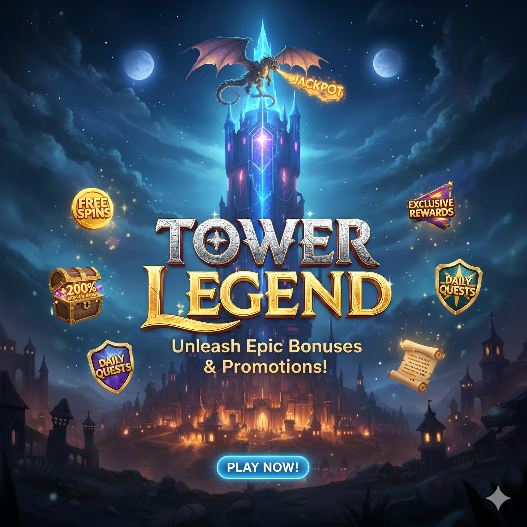 Bonuses and Promotions for Tower Legend